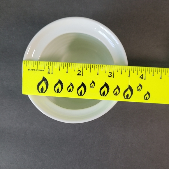 Music Note Trinket Dish Treble Clef Gilded Lid Porcelain Vintage Trinket Jar - Picture 3 of 9